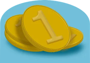 Gold coins on a blue paint splash, a nod to Dutch euro crypto markets
